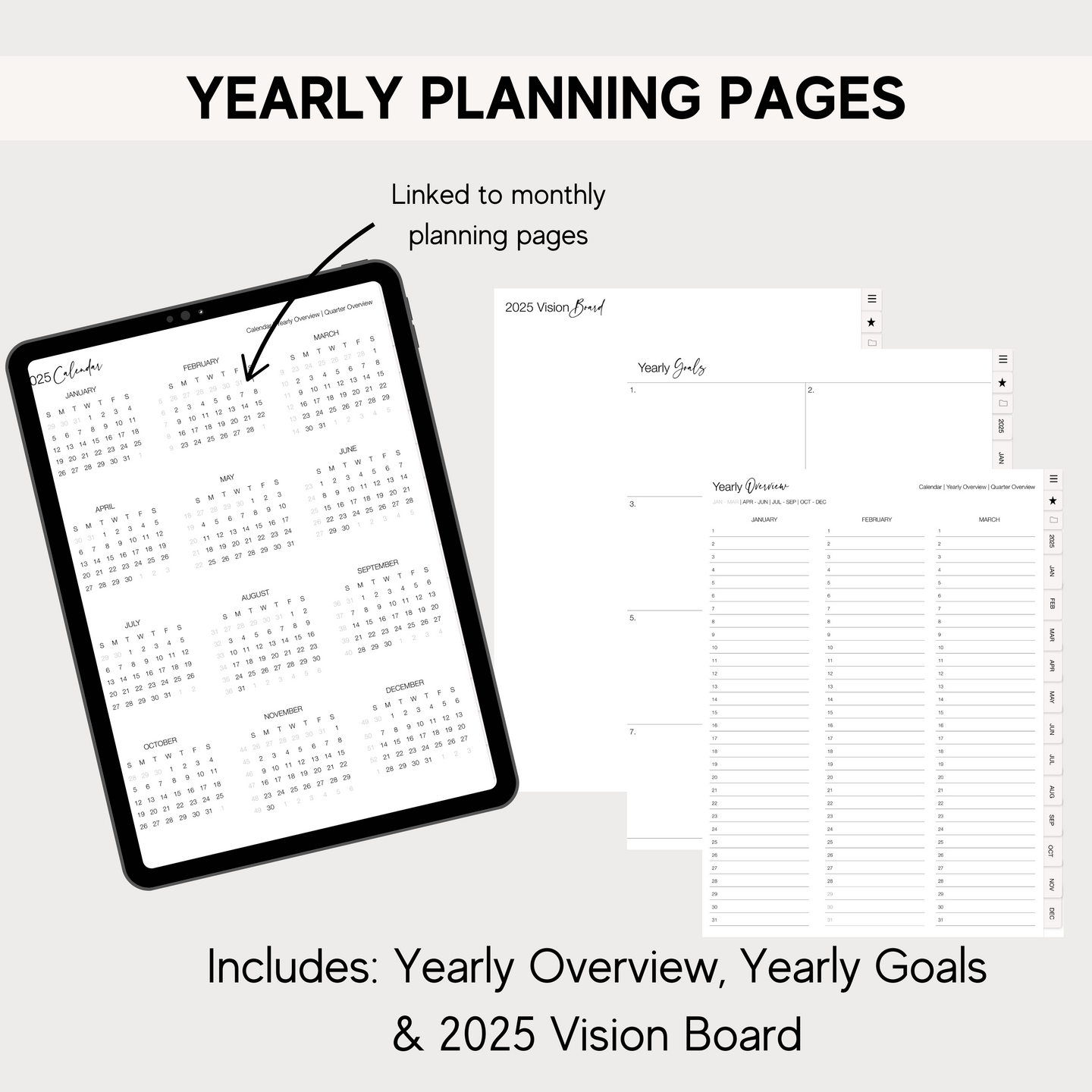 2025 All Things Planner Undated